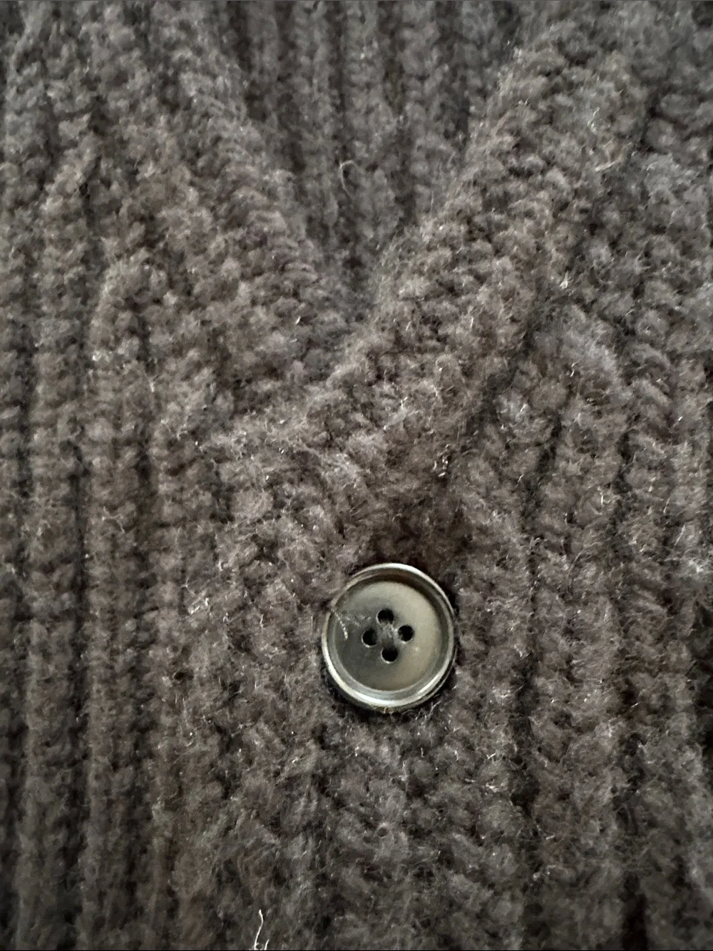 Alex Mill Men’s Jensen Cardigan in Merino - Black